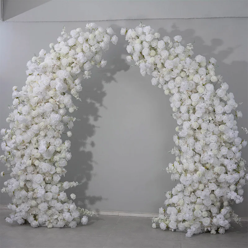 Artificial White Rose Cow Horn Arch Decoration Butterfly Orchid Arrangement Wedding Decoration Proposal Arrangement
Artificial White Rose Cow Horn Arch Decoration Butterfly Orchid Arrangement Wedding Decoration Proposal Arrangement