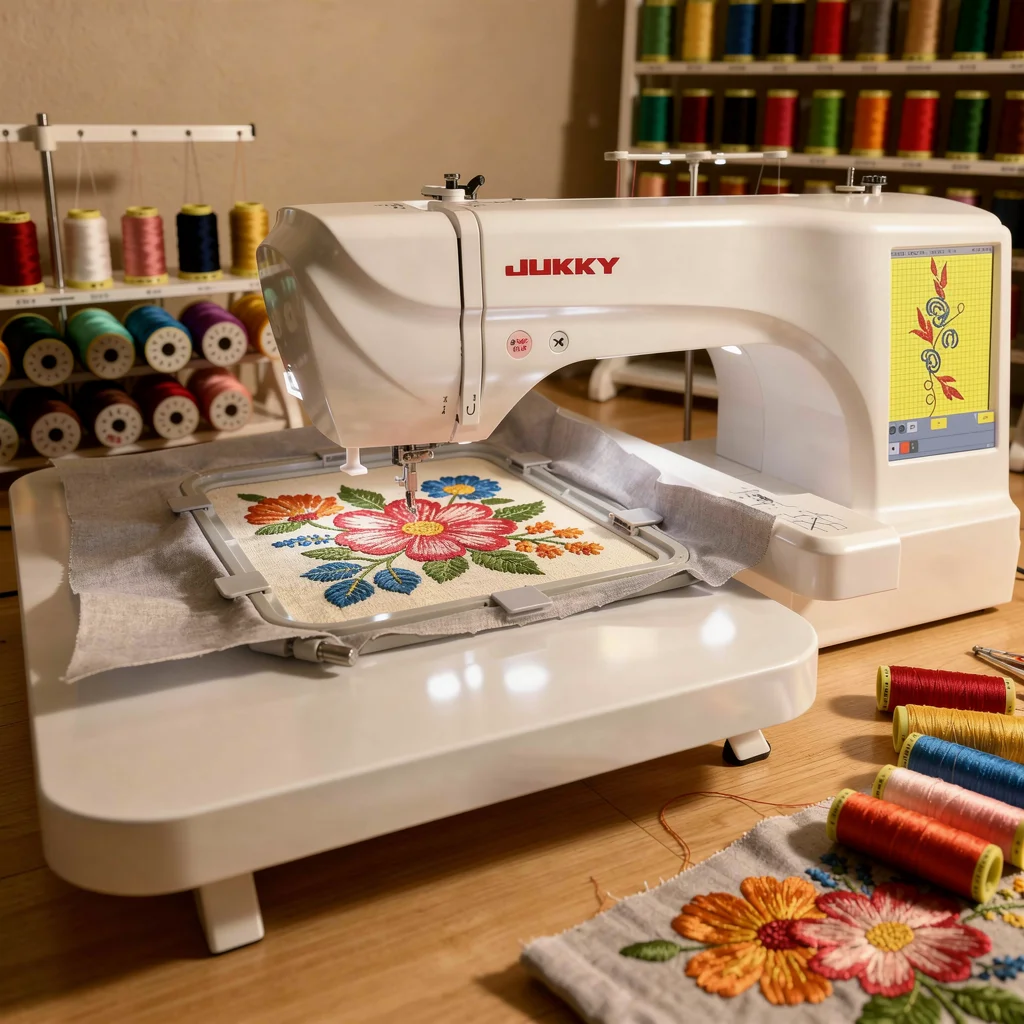 JUKKY ES6 Computerized Embroidery Sewing Machine Multifunctional Broderier for Clothing Apparel New Condition
JUKKY ES6 Computerized Embroidery Sewing Machine Multifunctional Broderier for Clothing Apparel New Condition