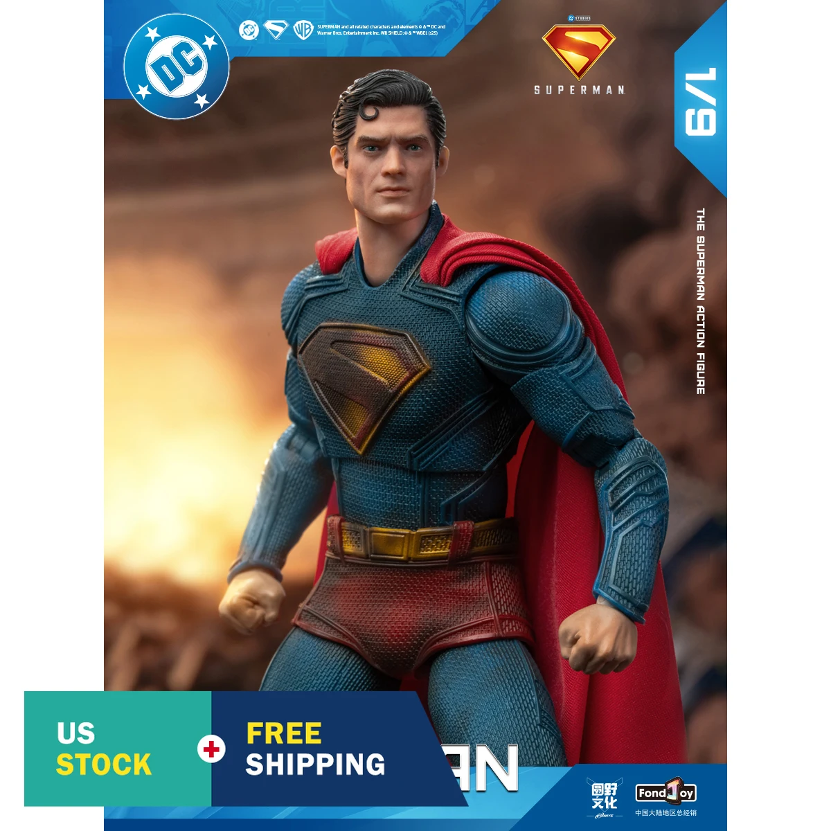 HIPLAY Fondjoy DC Series DC1017B Battle-Damaged New Superman 1/9 Scale Action Figure
HIPLAY Fondjoy DC Series DC1017B Battle-Damaged New Superman 1/9 Scale Action Figure