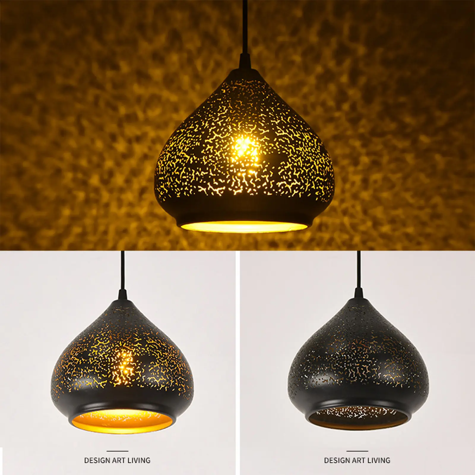 Sturdy Iron Lamp Shade Hollow Design Metal Lampshade for Living Room Bedroom Study Office Decorative Ceiling Lamp Cover Black
Sturdy Iron Lamp Shade Hollow Design Metal Lampshade for Living Room Bedroom Study Office Decorative Ceiling Lamp Cover Black
