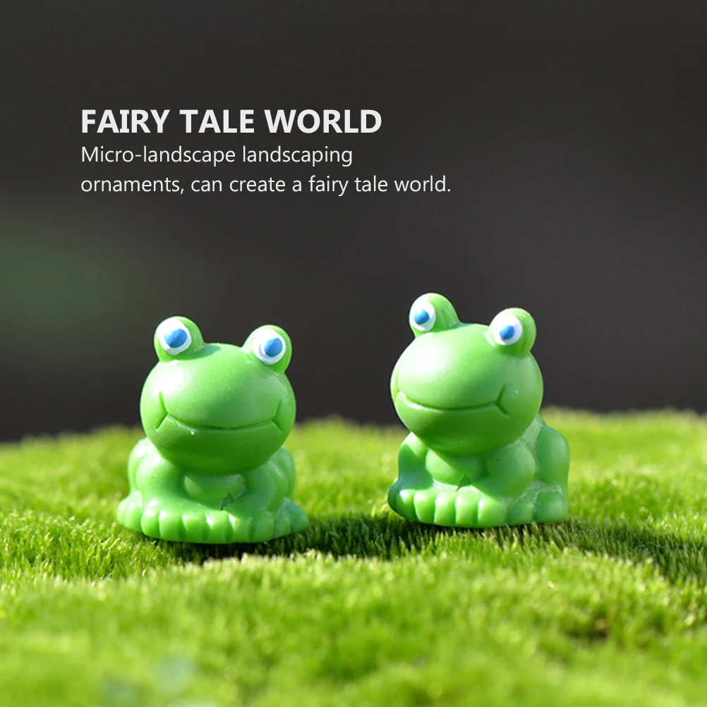20 pcs Frog naments Resin Crafts Animal Decorations Lovely Interior Decor Micro L L scaping Accessories Fine
20 pcs Frog naments Resin Crafts Animal Decorations Lovely Interior Decor Micro L L scaping Accessories Fine