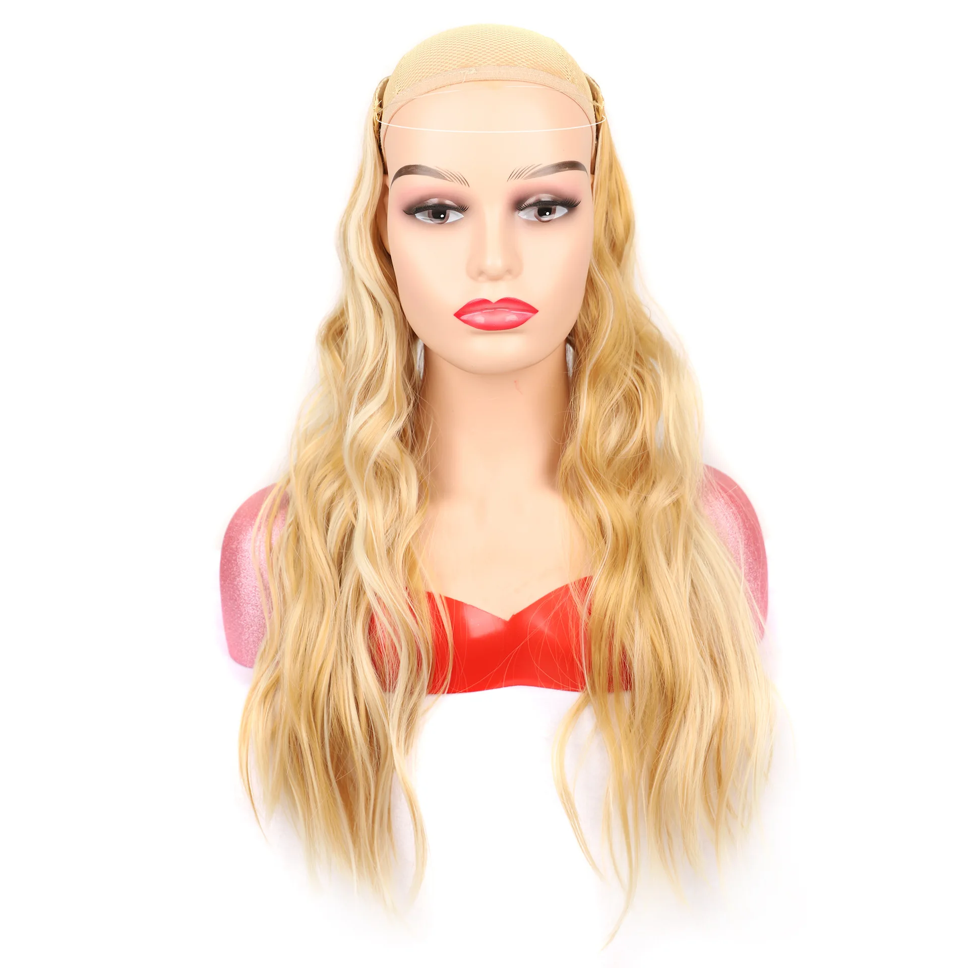 Long Wavy Synthetic Hair Extension Fish Line Invisible Wig Piece Water Wave Clip in Big Curls Seamless Hairpiece for Daily
Long Wavy Synthetic Hair Extension Fish Line Invisible Wig Piece Water Wave Clip in Big Curls Seamless Hairpiece for Daily