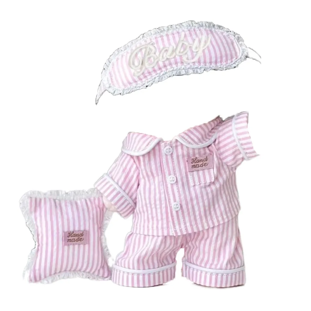 1 set Stuffed Clothes Pajamas 20cm Cotton Clothes Outfit Eye Mask Cotton 's Clothes Fashion Mini Clothes Children's Gift
1 set Stuffed Clothes Pajamas 20cm Cotton Clothes Outfit Eye Mask Cotton 's Clothes Fashion Mini Clothes Children's Gift