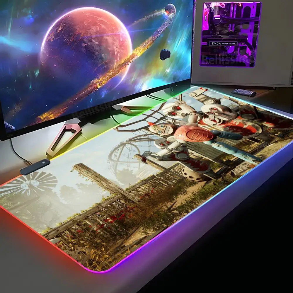 Atomic Heart Mouse Pad XXL RGB Gaming Mouse Pad HD Gamer Large LED Light MousePads PC Carpet With Backlit
Atomic Heart Mouse Pad XXL RGB Gaming Mouse Pad HD Gamer Large LED Light MousePads PC Carpet With Backlit