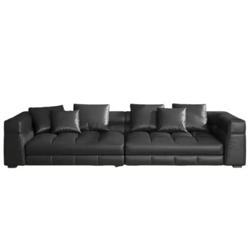 Sofa Italian living room sofa Small apartment simple leather sofa
Sofa Italian living room sofa Small apartment simple leather sofa