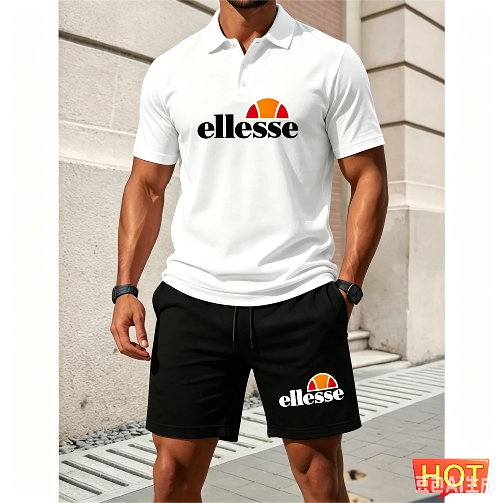 Fashion Polo Shirt Sets of Men Daily Loose Short Sleeve Tees and Shorts 2 Piece Summer Casual Outfit Outdoor Tennis Sports Suit
Fashion Polo Shirt Sets of Men Daily Loose Short Sleeve Tees and Shorts 2 Piece Summer Casual Outfit Outdoor Tennis Sports Suit