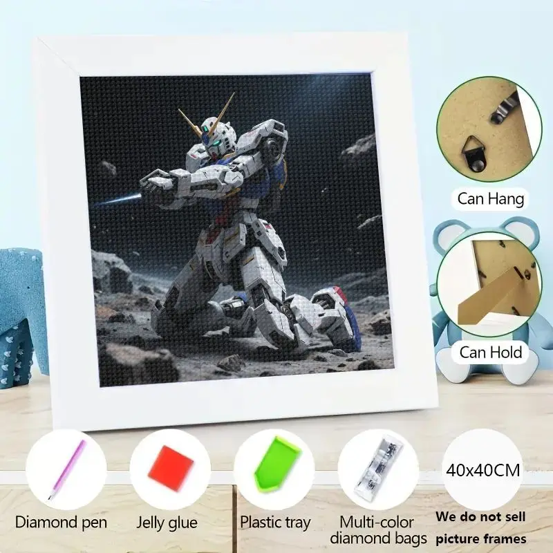 5D DIY Набор алмазной живописи Полная дрель, Gundam Robot Mecha Аниме Научно-фантастический персонаж Искусство, Искусство драгоценных камней Картина Вышивка крестом Домашняя стежка
5D DIY Набор алмазной живописи Полная дрель, Gundam Robot Mecha Аниме Научно-фантастический персонаж Искусство, Искусство драгоценных камней Картина Вышивка крестом Домашняя стежка