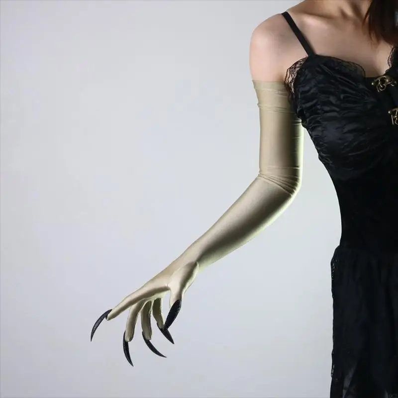Punk Long Nails Paws Gloves Elastic Stretchy Arm Gloves Cosplay Event Armwear
Punk Long Nails Paws Gloves Elastic Stretchy Arm Gloves Cosplay Event Armwear