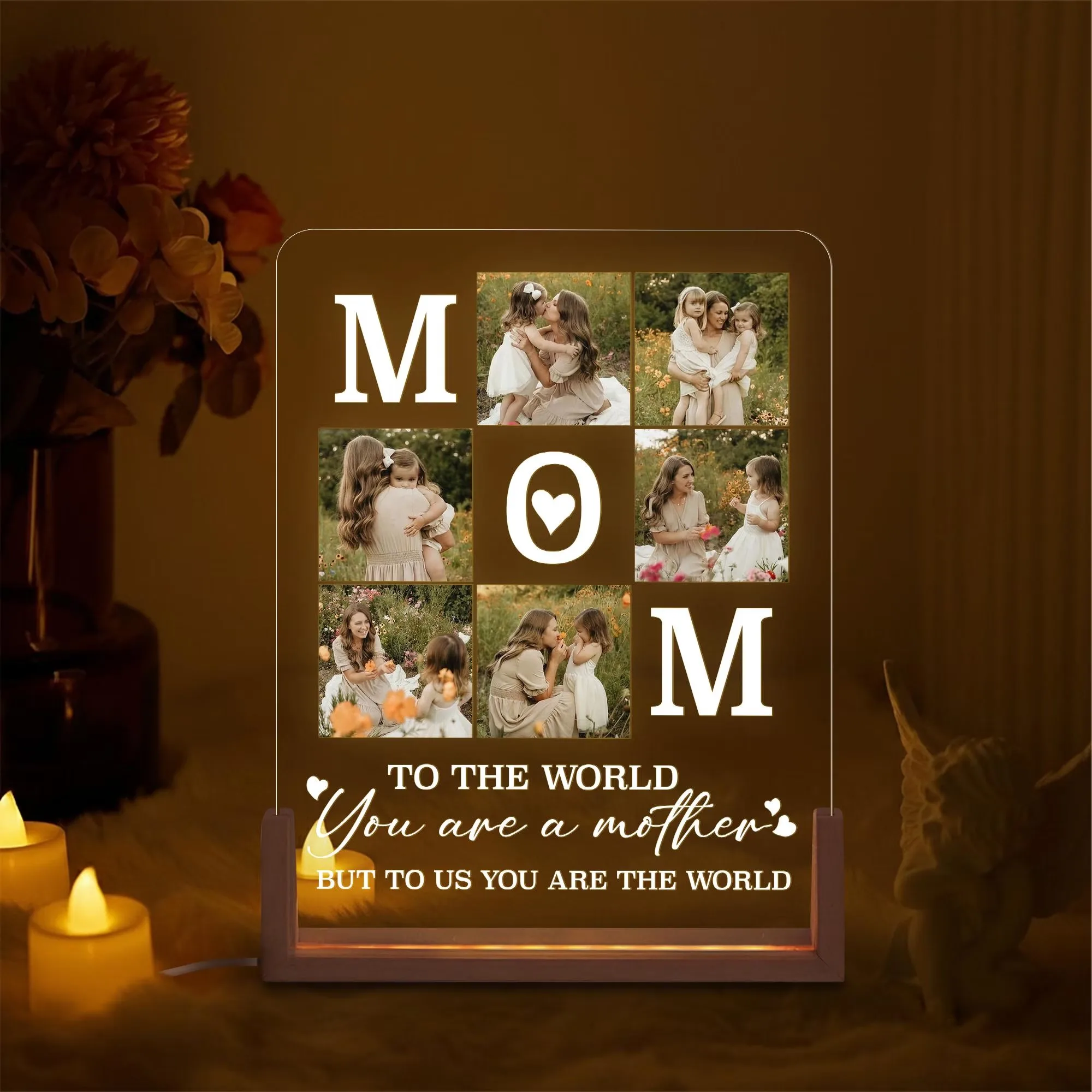 Custom Acrylic LED Night Light Print Family Couple Photos DIY Warm Text Unique Personalized Gift For Relatives And Friends
Custom Acrylic LED Night Light Print Family Couple Photos DIY Warm Text Unique Personalized Gift For Relatives And Friends