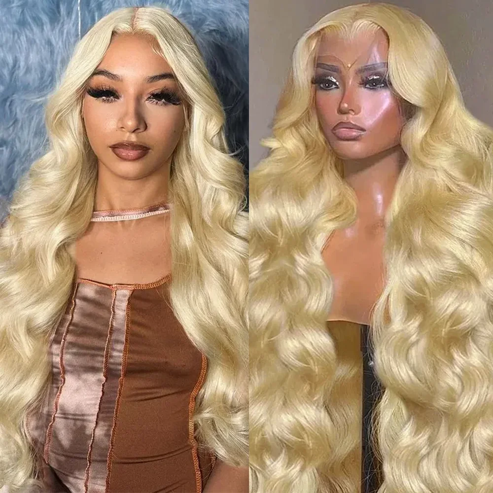 613 Lace Front Wig Human Hair 13x4 13x6 Hd Blonde Human Hair Wig 200 Density 42Inch Body Wave Frontal Wigs for Women Pre Plucked
613 Lace Front Wig Human Hair 13x4 13x6 Hd Blonde Human Hair Wig 200 Density 42Inch Body Wave Frontal Wigs for Women Pre Plucked