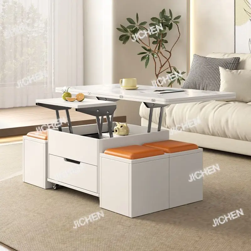 Multifunctional lifting coffee table dining table dual-purpose cream style modern simple household living room furniture small a
Multifunctional lifting coffee table dining table dual-purpose cream style modern simple household living room furniture small a