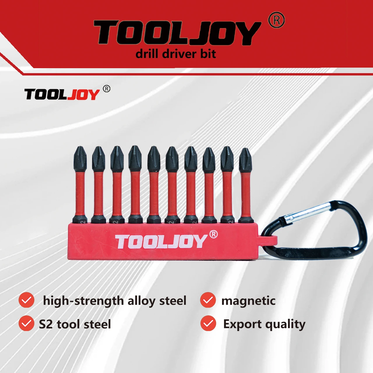 TOOLJOY batch head set, 10 pieces, 50mm cross shaped electric batch head set, can be hung with magnet,
TOOLJOY batch head set, 10 pieces, 50mm cross shaped electric batch head set, can be hung with magnet,