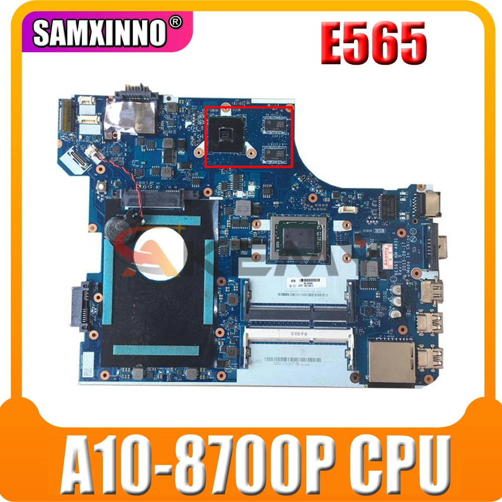 For Lenovo ThinkPad E565 Laptop Motherboard NM-A631 CPU A6-8500 A10-8700P UMA 100 100% Tested OK
For Lenovo ThinkPad E565 Laptop Motherboard NM-A631 CPU A6-8500 A10-8700P UMA 100 100% Tested OK