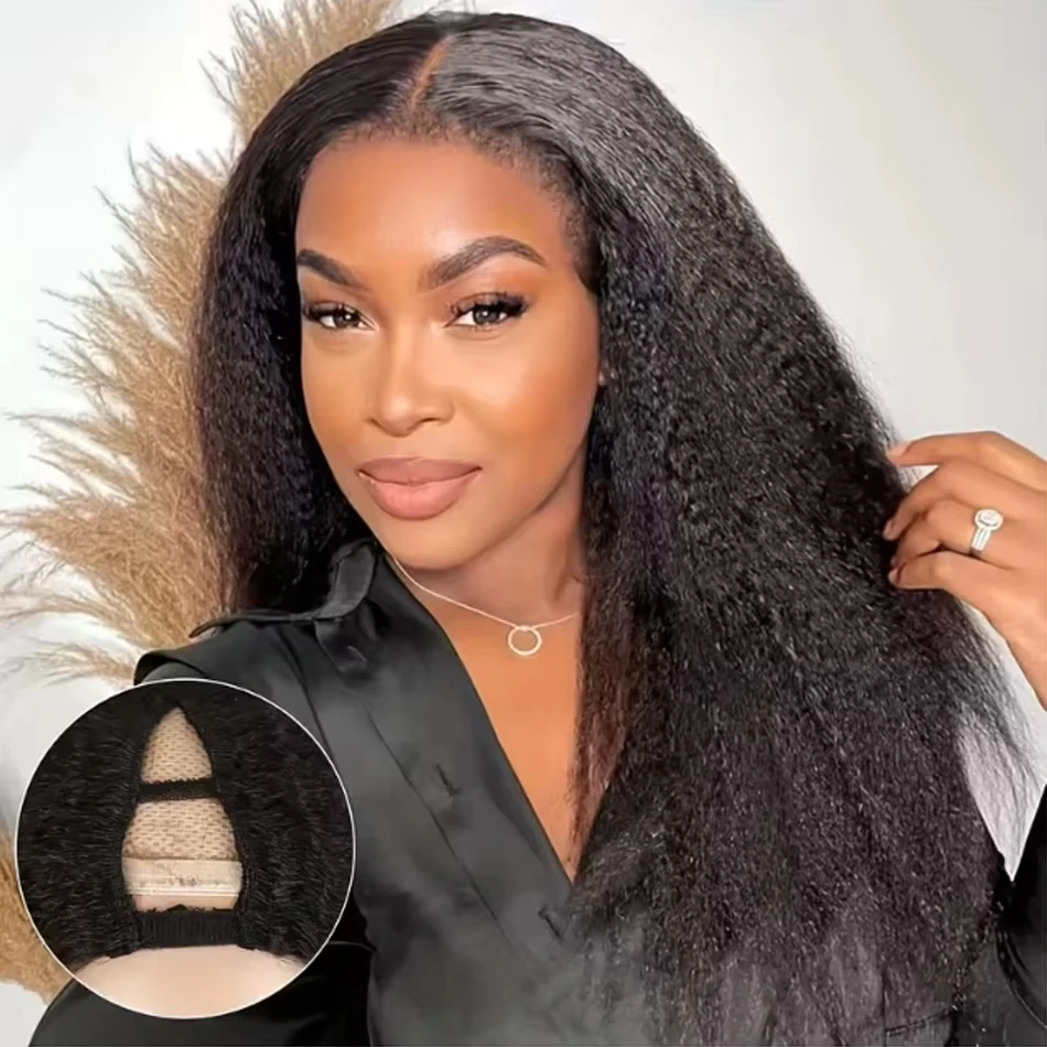30 32 Inch Long Kinky Straight V Part Wigs Human Hair Wig Glueless Yaki Straight Wigs For Women Full Machine Made Wigs
30 32 Inch Long Kinky Straight V Part Wigs Human Hair Wig Glueless Yaki Straight Wigs For Women Full Machine Made Wigs