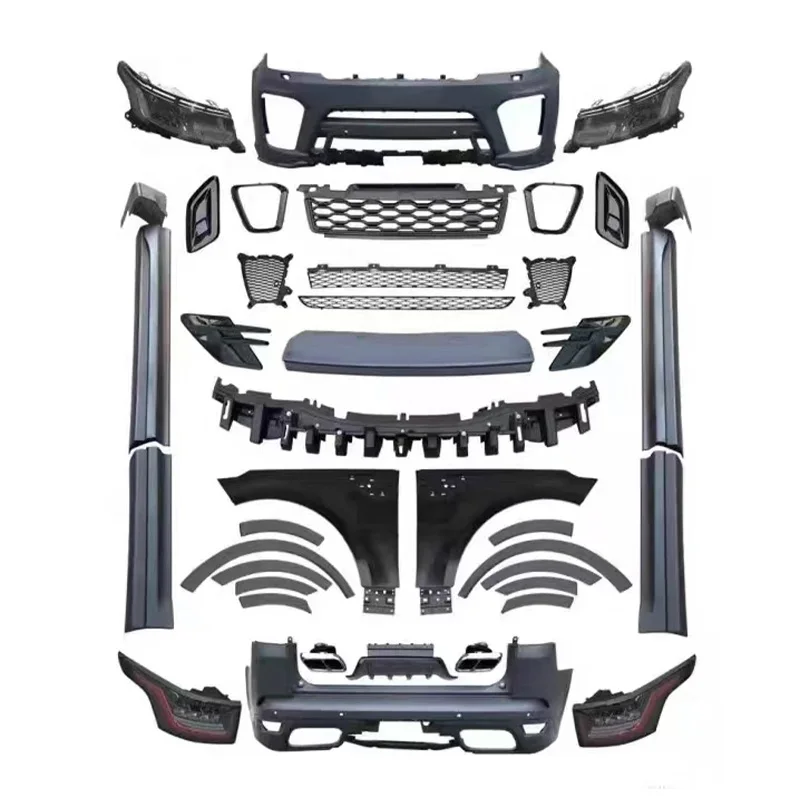 be suitable for Land Rover Range Rover Sport 2014-2017 Modified To Upgrade 2018-2021 SVR High quality car Body Kits
be suitable for Land Rover Range Rover Sport 2014-2017 Modified To Upgrade 2018-2021 SVR High quality car Body Kits