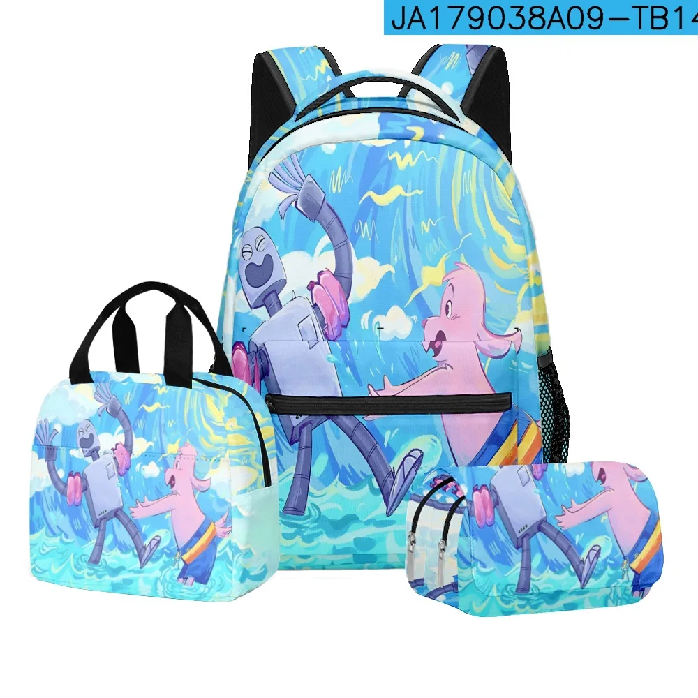 Creative Popular Novelty Robot Dreams 3D Printed 3pcs/Set student School Bags Travel Notebook Backpack Lunch bag Pencil Case
Creative Popular Novelty Robot Dreams 3D Printed 3pcs/Set student School Bags Travel Notebook Backpack Lunch bag Pencil Case