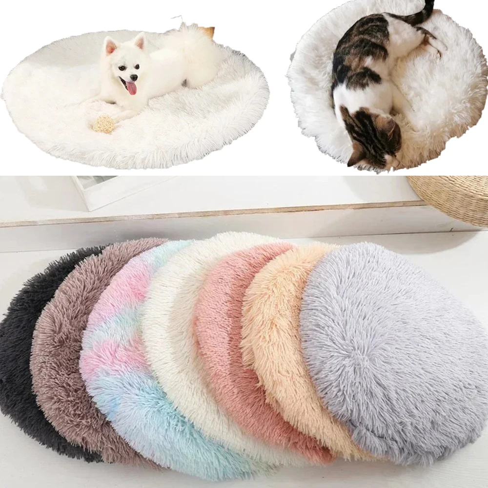 Warm Long Plush Pet Bed Round Cat Cushion Comfortable Sleep Cat Nest Kennel for Small Pet Cat Accessories Bedrooms Various Size
Warm Long Plush Pet Bed Round Cat Cushion Comfortable Sleep Cat Nest Kennel for Small Pet Cat Accessories Bedrooms Various Size