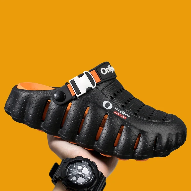 New Classic Summer Clogs Men Slipper Breathable Garden Shoes EVA Outdoor Comforty Beach Slides Home Sandals Antiskid Slippers
New Classic Summer Clogs Men Slipper Breathable Garden Shoes EVA Outdoor Comforty Beach Slides Home Sandals Antiskid Slippers