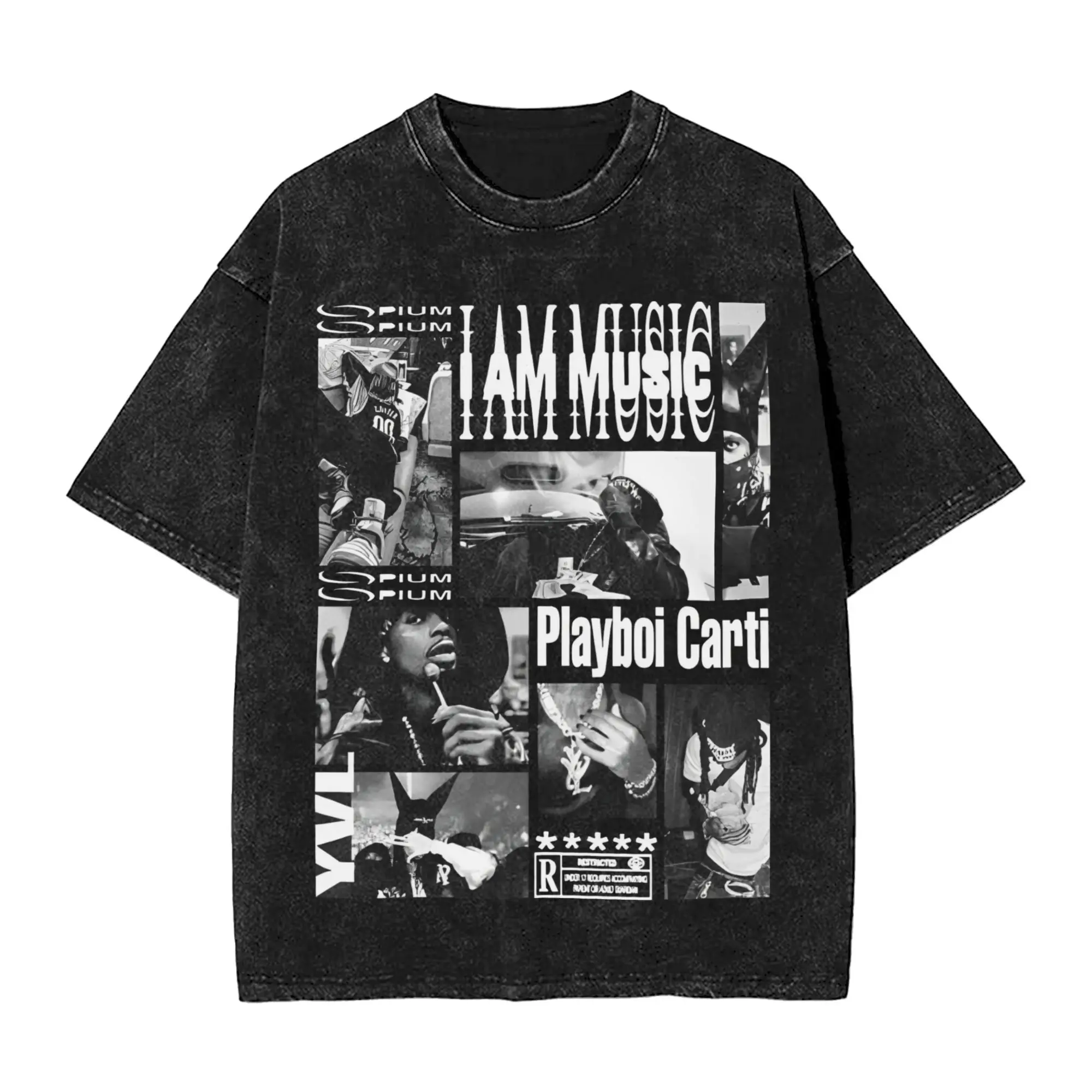 Рубашка в стиле Харадзюку Playboi Carti I AM MUSIC, одежда для альбомов, модная футболка, уличная одежда больших размеров, летние топы из 100% хлопка, футболки
Рубашка в стиле Харадзюку Playboi Carti I AM MUSIC, одежда для альбомов, модная футболка, уличная одежда больших размеров, летние топы из 100% хлопка, футболки