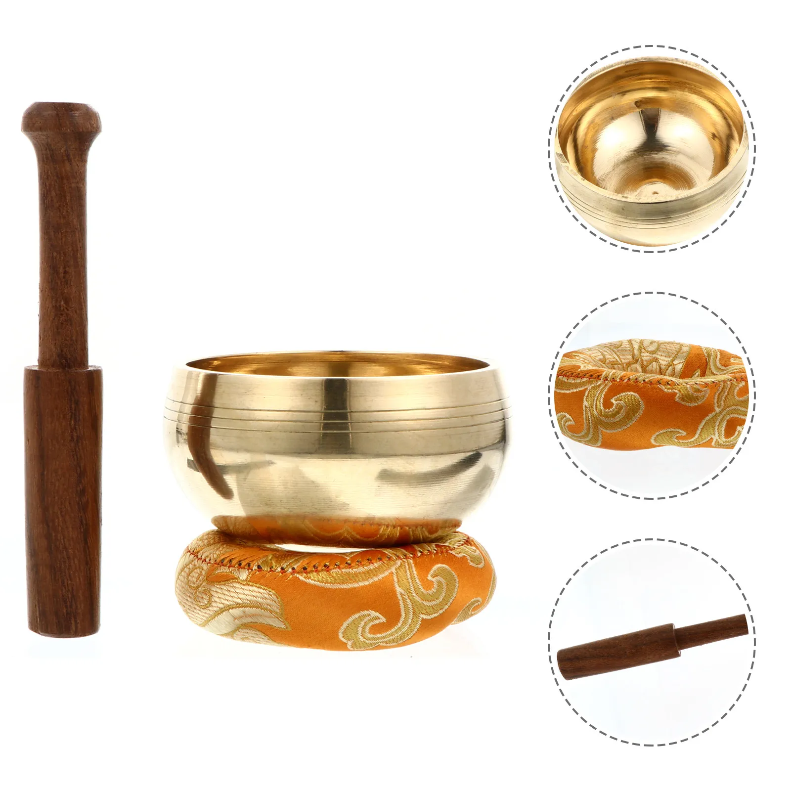 1Set Meditation Healing Singing Bowl Copper Nepal Bowl for Mind Body Relaxation Yoga Meditation Supplies and Spiritual Sound
1Set Meditation Healing Singing Bowl Copper Nepal Bowl for Mind Body Relaxation Yoga Meditation Supplies and Spiritual Sound