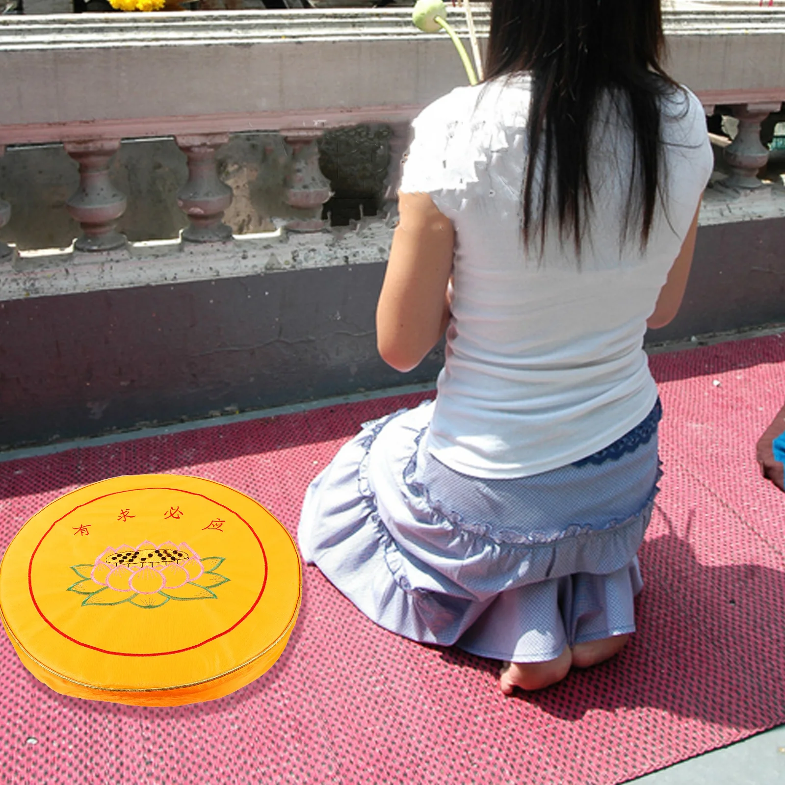 Round Prayer Mat For Home Buddhist Meditation Cushion Lotus Printing Floor Seating Pad Worship Supply Ancestral Hall Seat
Round Prayer Mat For Home Buddhist Meditation Cushion Lotus Printing Floor Seating Pad Worship Supply Ancestral Hall Seat
