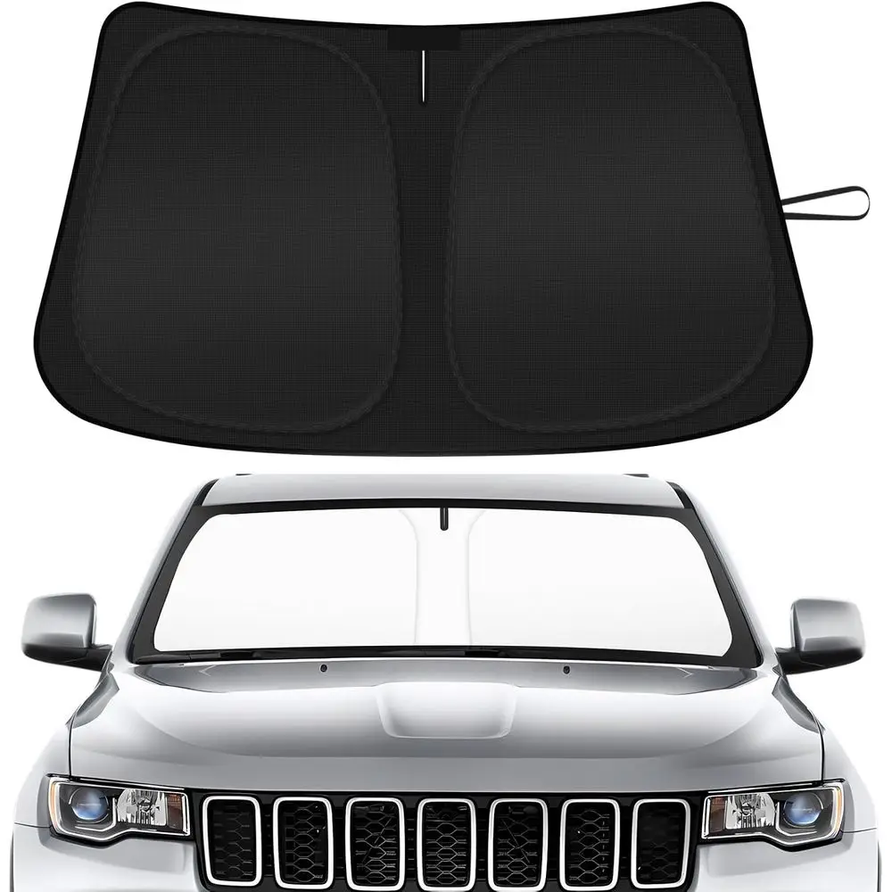Солнцезащитный козырек для лобового стекла автомобиля, совместимый с Jeep Grand Cherokee 2014-2026 годов, складной, для переднего окна, аксессуар
Солнцезащитный козырек для лобового стекла автомобиля, совместимый с Jeep Grand Cherokee 2014-2026 годов, складной, для переднего окна, аксессуар