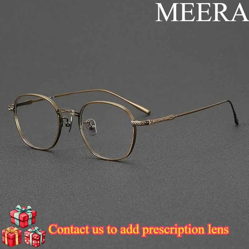 Classic High-quality Retro Round Glasses Made of Ultra-light Titanium Alloy Trendy Style Suitable for Both Men and Women
Classic High-quality Retro Round Glasses Made of Ultra-light Titanium Alloy Trendy Style Suitable for Both Men and Women