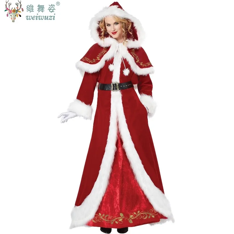 Christmas Costume Deluxe Suit Adult Women Cosplay Costume Santa Claus Funny Xmas Outfit New Year Party Fancy Clothing Premium
Christmas Costume Deluxe Suit Adult Women Cosplay Costume Santa Claus Funny Xmas Outfit New Year Party Fancy Clothing Premium