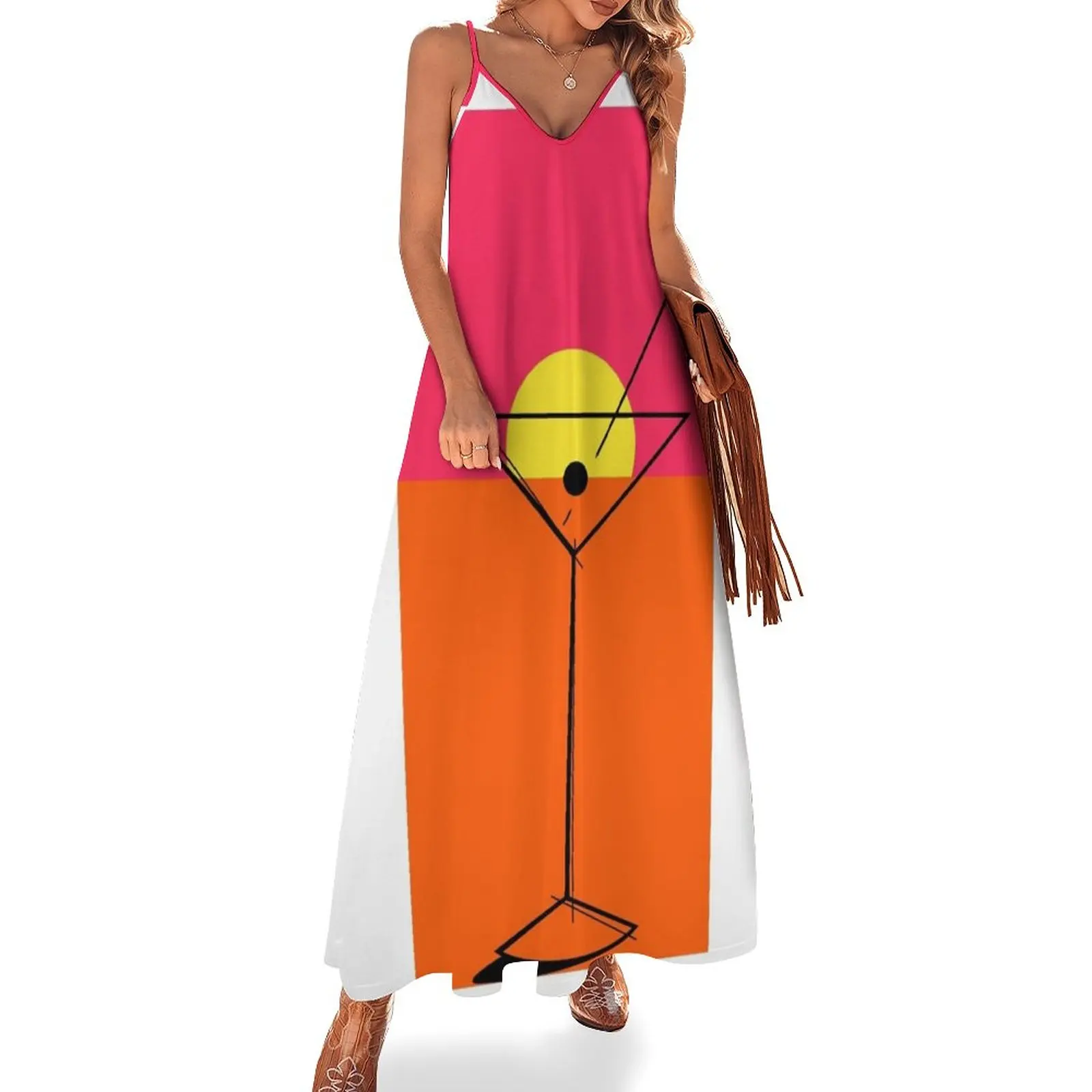 Pop Art Martini 2 Endless Sleeveless Dress Woman's evening dress Women's clothing elegant dresses for women
Pop Art Martini 2 Endless Sleeveless Dress Woman's evening dress Women's clothing elegant dresses for women