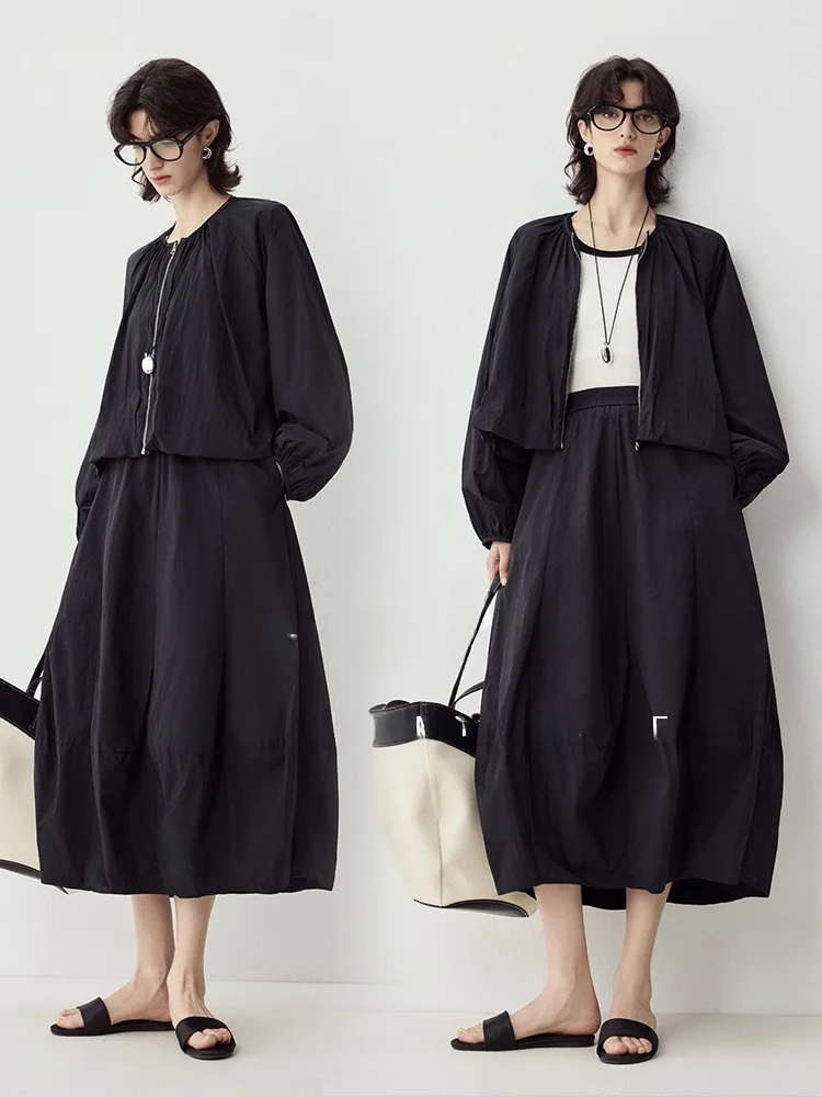 Artistic Minimalist Bloom Half Skirt Set Long Sleeve Women's Lightweight Sun Protection Sofa Brand Casual Style Polyester Fiber
Artistic Minimalist Bloom Half Skirt Set Long Sleeve Women's Lightweight Sun Protection Sofa Brand Casual Style Polyester Fiber