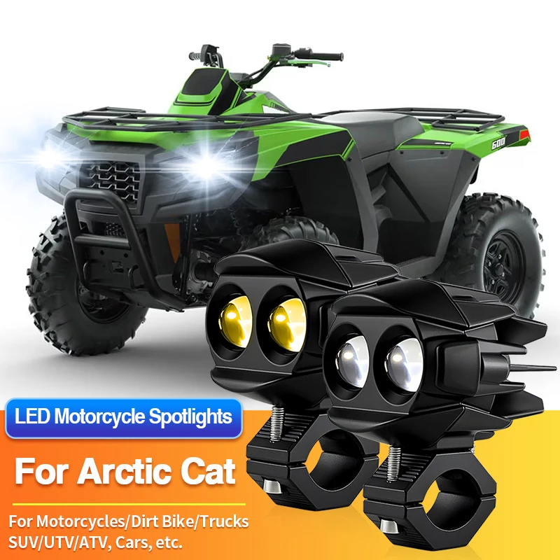 1 Set Universal Motorcycles Headlight LED Fog Light Dual Color 12V Spotlights for Arctic Cat Blast M 4000/M8000/Norseman X 8000
1 Set Universal Motorcycles Headlight LED Fog Light Dual Color 12V Spotlights for Arctic Cat Blast M 4000/M8000/Norseman X 8000