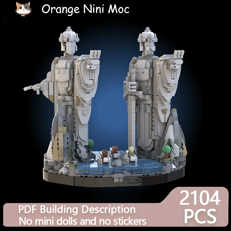 Popular Ring Movie Model MOC Building Bricks King's Statue Monument Modular Technology Gifts Holiday Assemble Children Toys Suit
Popular Ring Movie Model MOC Building Bricks King's Statue Monument Modular Technology Gifts Holiday Assemble Children Toys Suit