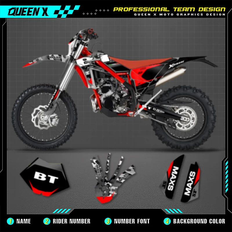 QUEEN X MOTO Motorcycle Team Motorcycle Graphics Decal Stickers Kit For BETA Xtrainer 2015 2016 2017 2018 2019 05
QUEEN X MOTO Motorcycle Team Motorcycle Graphics Decal Stickers Kit For BETA Xtrainer 2015 2016 2017 2018 2019 05