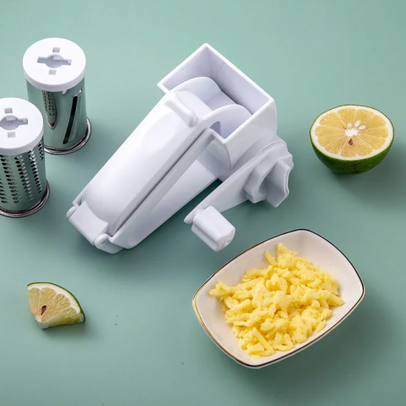 Multipurpose Rotary Cheese Grater With Stainless Steel Drums Handheld Cheese Grinder For Parmesan Cheddar Chocolate Vegetable
Multipurpose Rotary Cheese Grater With Stainless Steel Drums Handheld Cheese Grinder For Parmesan Cheddar Chocolate Vegetable