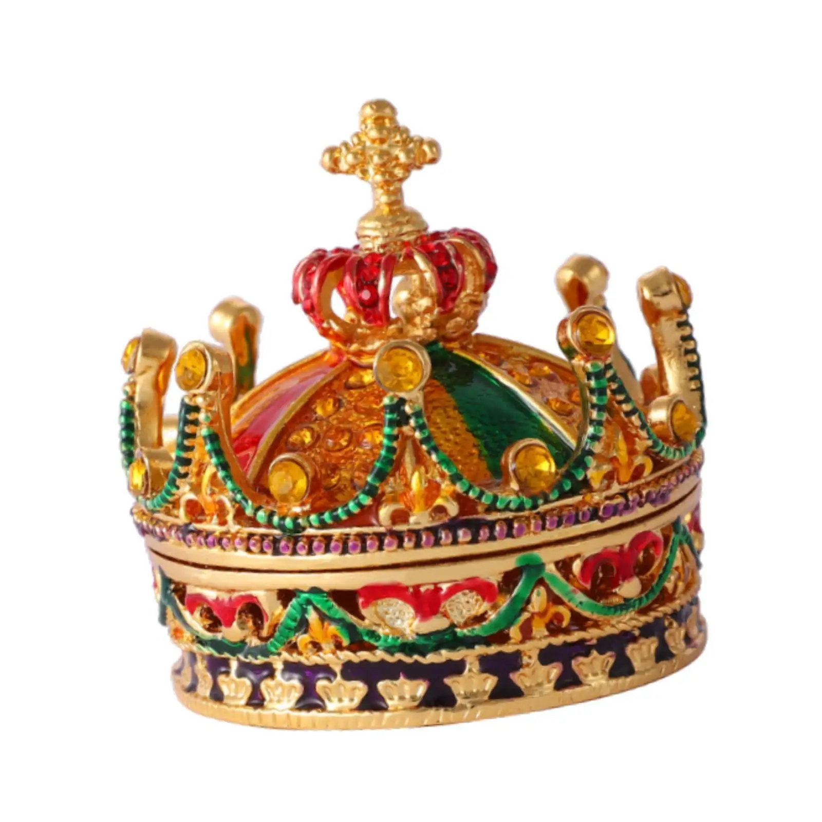 Tiara Jewelry Box Tabletop Crafts Women Versatile Collectible Jewelry Storage Box for Charm Earrings Stud Pendant Rings Necklace
Tiara Jewelry Box Tabletop Crafts Women Versatile Collectible Jewelry Storage Box for Charm Earrings Stud Pendant Rings Necklace
