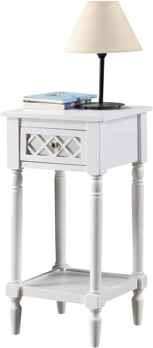 Convenience Concepts French Country Khloe Deluxe 1 Drawer Accent End Table 14"" - Traditional Farmhouse Side Table With
Convenience Concepts French Country Khloe Deluxe 1 Drawer Accent End Table 14"" - Traditional Farmhouse Side Table With