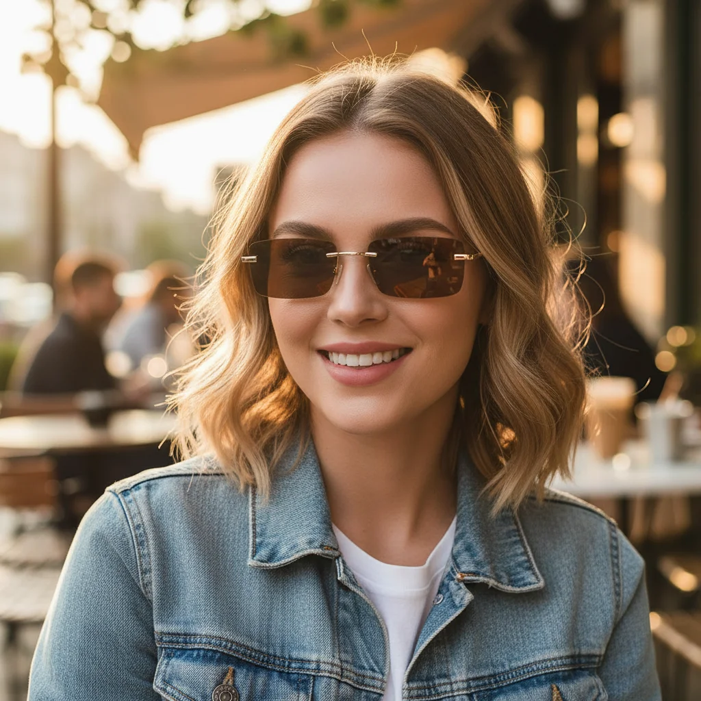 Luxury Design Small Retro Eyeglasses Sun Glasses Gradient Glasses Rectangle Rimless Women Vintage Sunglasses
Luxury Design Small Retro Eyeglasses Sun Glasses Gradient Glasses Rectangle Rimless Women Vintage Sunglasses
