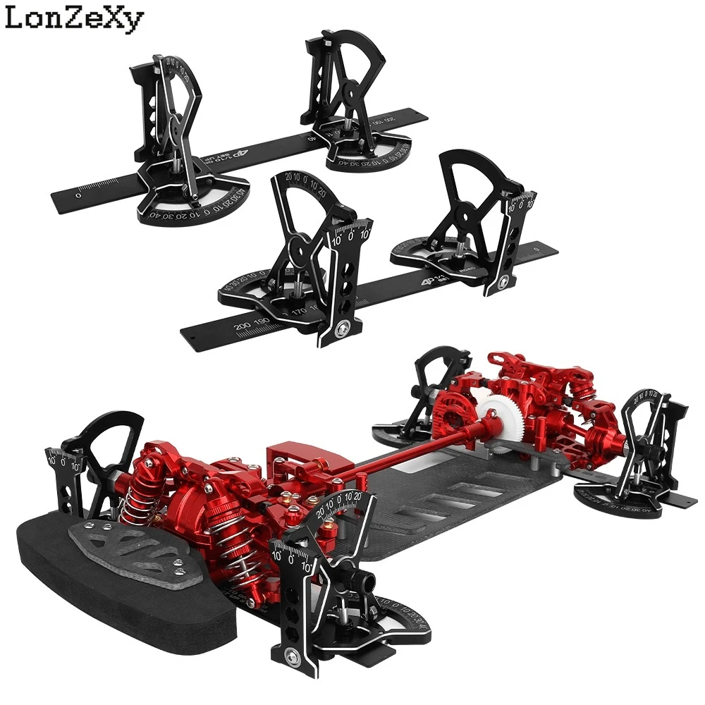 Aluminum Alloy New 4D On Road Chassis Setup System Set with Ruler for 1/10 Scale RC Remote Control On-Road Racing Car Tool
Aluminum Alloy New 4D On Road Chassis Setup System Set with Ruler for 1/10 Scale RC Remote Control On-Road Racing Car Tool