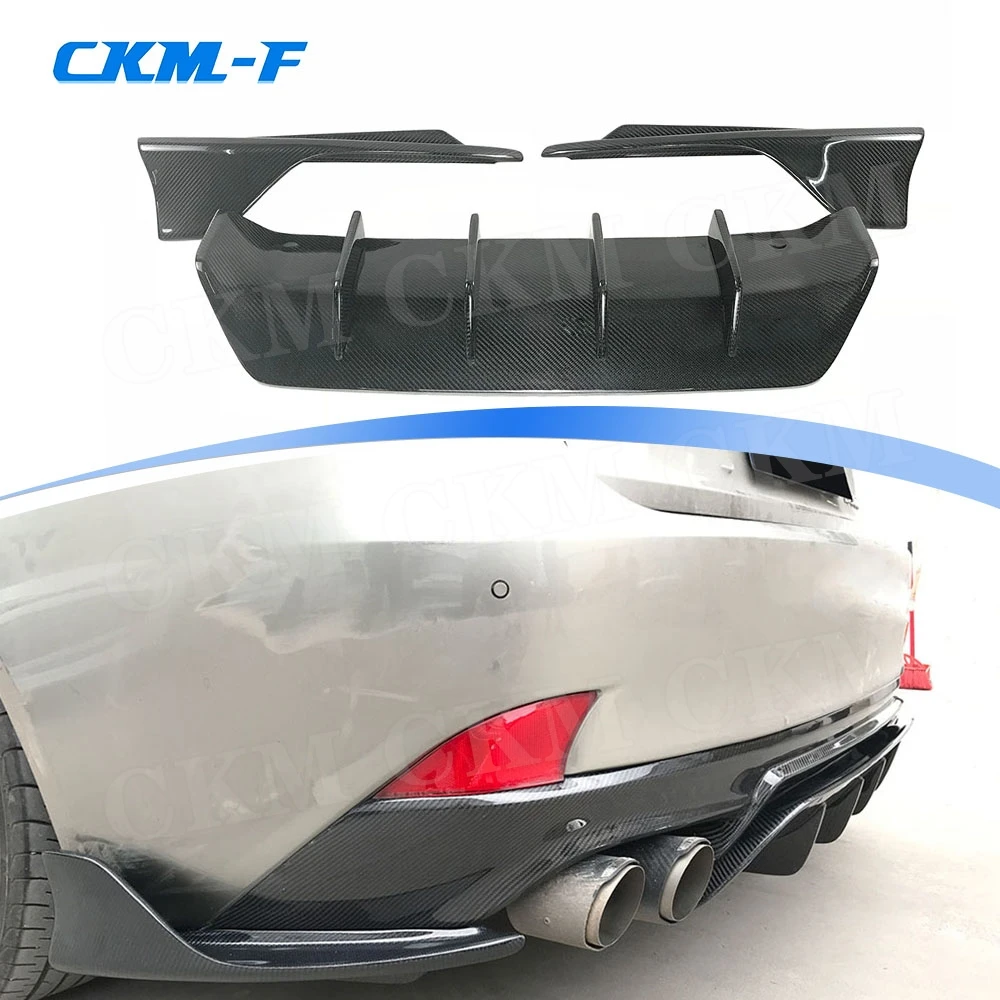 Carbon Fiber Rear Bumper Lip Diffuser Protector With Splitter For LEXUS IS300 IS350 IS F Sport Sedan 4 Door 2017 2018 2019
Carbon Fiber Rear Bumper Lip Diffuser Protector With Splitter For LEXUS IS300 IS350 IS F Sport Sedan 4 Door 2017 2018 2019