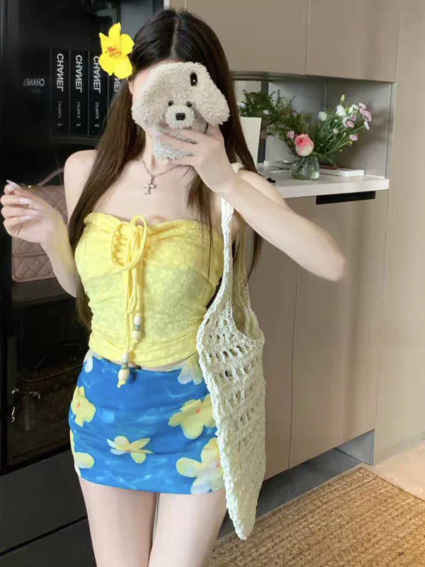 Summer Island Beach Vaion Pure Desire Bikini Skirt Sle Tee Piece Set Hot Spring Polyester Nylon Lycra V Ne Training
Summer Island Beach Vaion Pure Desire Bikini Skirt Sle Tee Piece Set Hot Spring Polyester Nylon Lycra V Ne Training