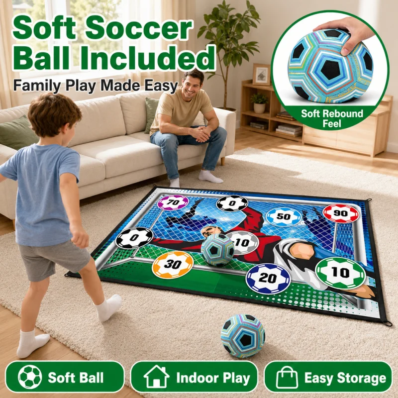 Soccer Game Mat Boy Gifts Set Outdoor Indoor Soccer Toys Multiplayer Competitive Soccer Games Children Football Training
Soccer Game Mat Boy Gifts Set Outdoor Indoor Soccer Toys Multiplayer Competitive Soccer Games Children Football Training