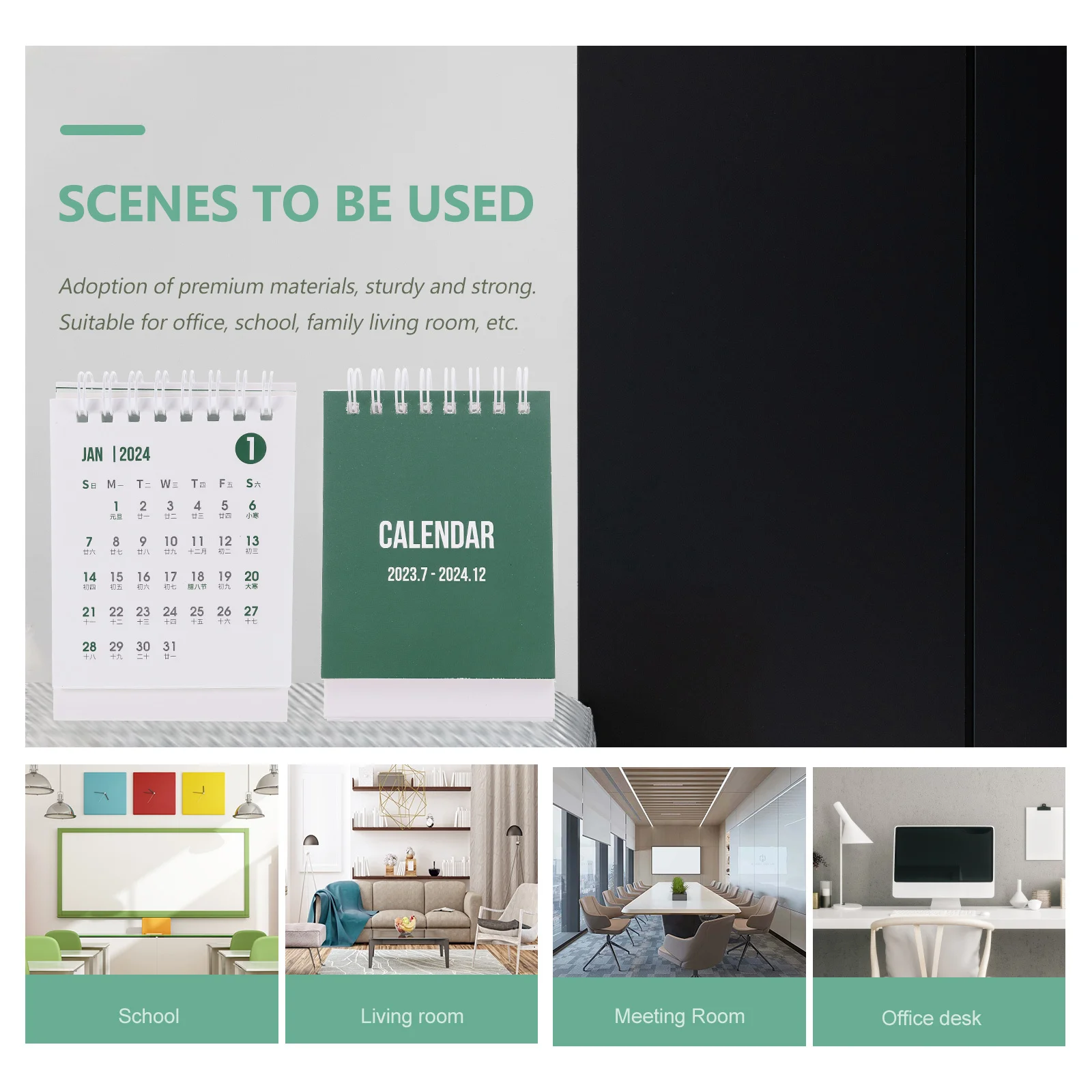 Desk Calendar Office Block Exquisite Household Mini Daily Green Small Desktop with Stand
Desk Calendar Office Block Exquisite Household Mini Daily Green Small Desktop with Stand