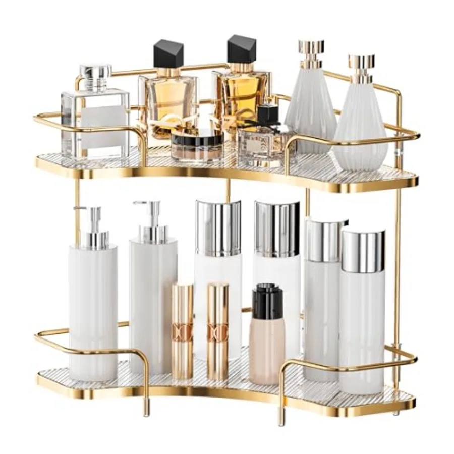 2 Tier Corner Bathroom Counter Organizer, Cosmetic Skincare Organizer, Bathroom Countertop Perfume Tray Vanity Organizer, Kitch
2 Tier Corner Bathroom Counter Organizer, Cosmetic Skincare Organizer, Bathroom Countertop Perfume Tray Vanity Organizer, Kitch