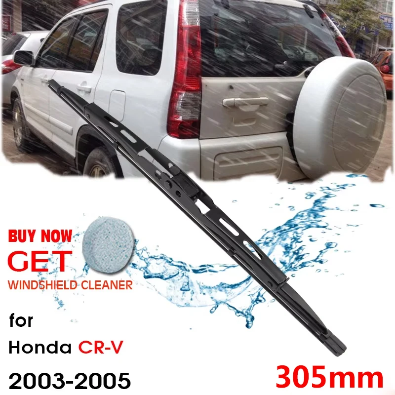 Car Wiper blade Rear Back Window Windscreen Windshield Wipers For Honda CR-V Hatchback 305mm 2003-2005 Auto Accessories
Car Wiper blade Rear Back Window Windscreen Windshield Wipers For Honda CR-V Hatchback 305mm 2003-2005 Auto Accessories