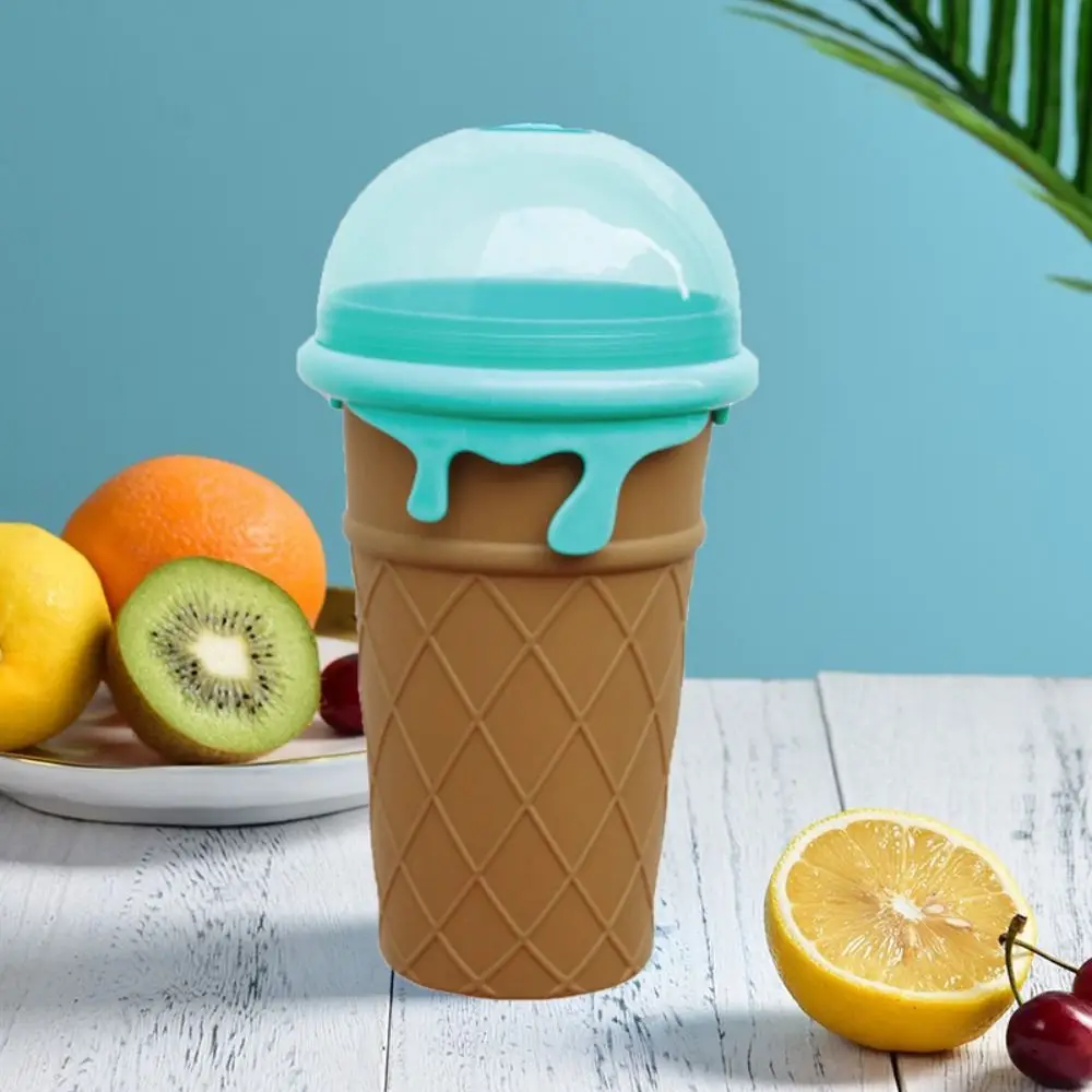 Household Silicone Slushy Cup with Straw Spoon Fast Cooling Smoothies Cup Ice Cream Shape Reusable Squeeze Cup Summer
Household Silicone Slushy Cup with Straw Spoon Fast Cooling Smoothies Cup Ice Cream Shape Reusable Squeeze Cup Summer