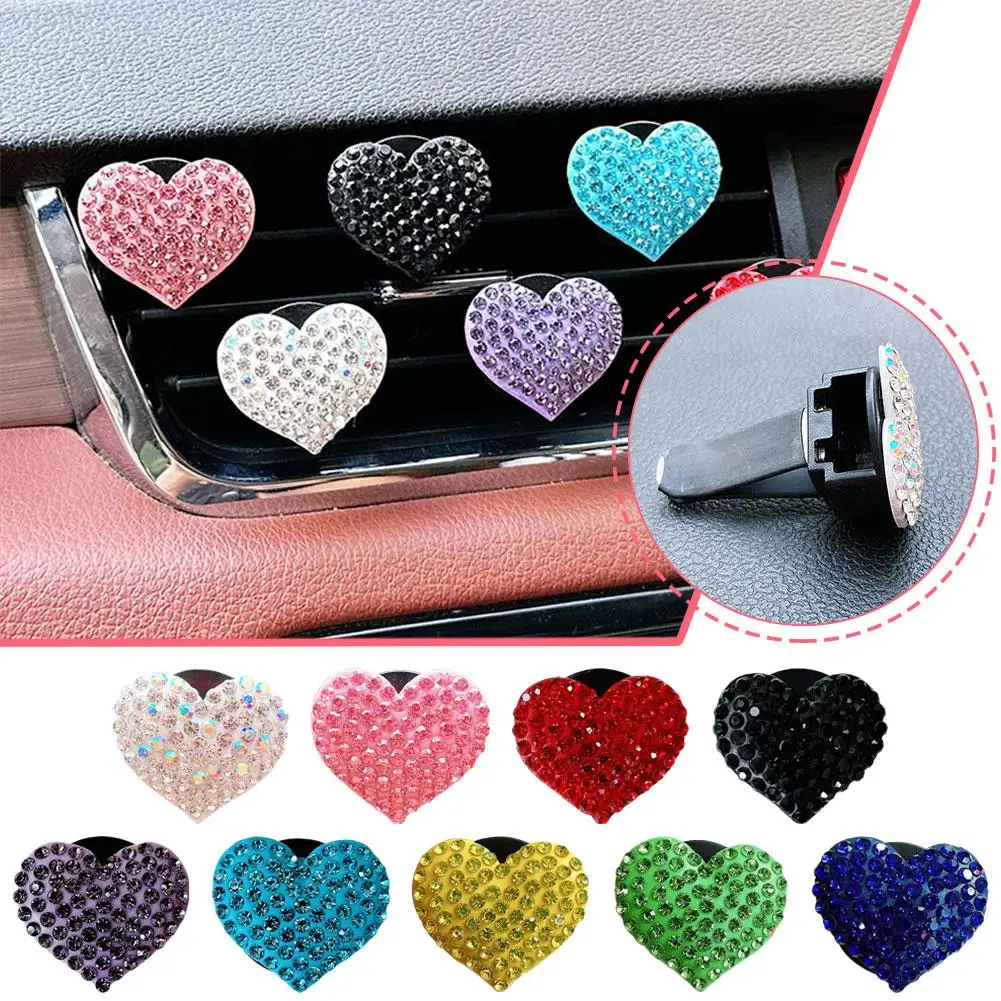 1PC Car Air Outlet Aromatherapy Clip Diamond Heart-shaped Freshener Auto Air Scent Aroma Accessories Interior Clip Clip Per K4S0
1PC Car Air Outlet Aromatherapy Clip Diamond Heart-shaped Freshener Auto Air Scent Aroma Accessories Interior Clip Clip Per K4S0