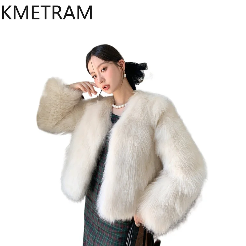 KMETRAM Real Fox Belly Fur Coat Women 2026 Young Style Real Fur Jacket Women Short Winter Coat Women Overcoat Jaqueta Feminina
KMETRAM Real Fox Belly Fur Coat Women 2026 Young Style Real Fur Jacket Women Short Winter Coat Women Overcoat Jaqueta Feminina