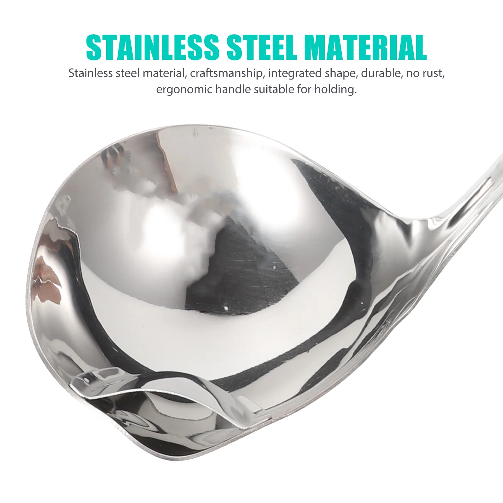 Soup Ladle Stainless Steel Strainer Spoon Thickened Ergonomic Handle Oil Filter Scoop Fat Separator Kitchen Gadget
Soup Ladle Stainless Steel Strainer Spoon Thickened Ergonomic Handle Oil Filter Scoop Fat Separator Kitchen Gadget