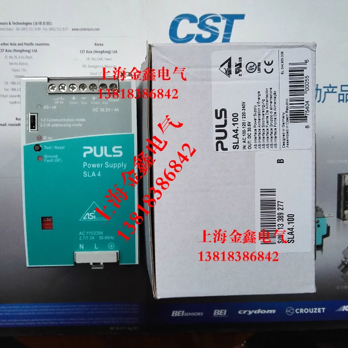 SLA4.100 30 В 4 А новый оригинальный немецкий импульсный источник питания PULS, точечный, подлинная гарантия
SLA4.100 30 В 4 А новый оригинальный немецкий импульсный источник питания PULS, точечный, подлинная гарантия
