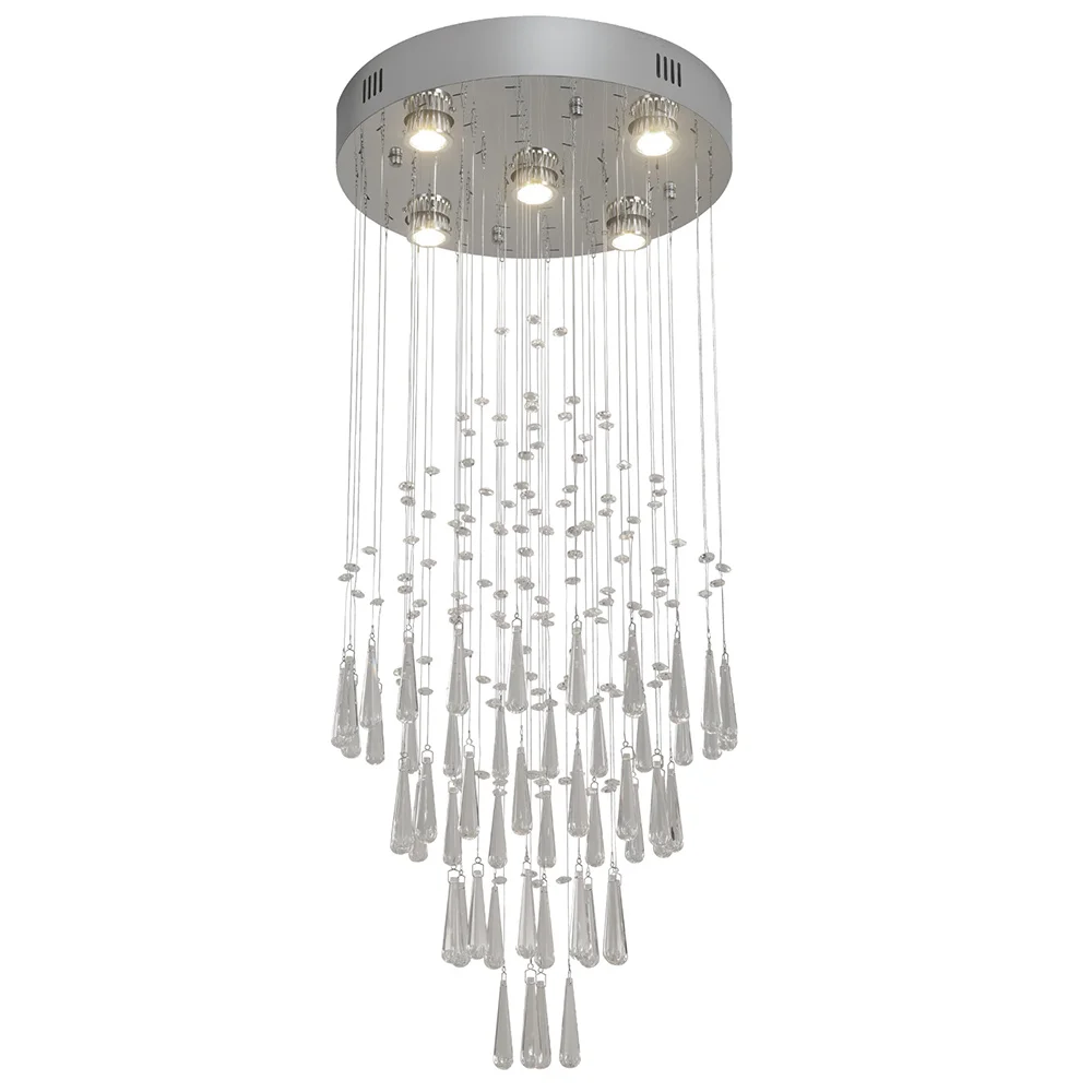 Stainless steel crystal chandelier indoor lighting chandelier
Stainless steel crystal chandelier indoor lighting chandelier